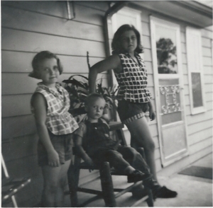 Genette, Joyce and me in early 1960's